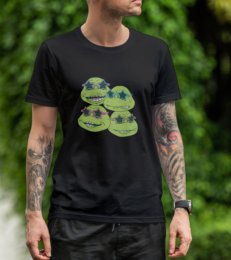 Totally Turtles Star Sunglasses Quartet T-Shirt