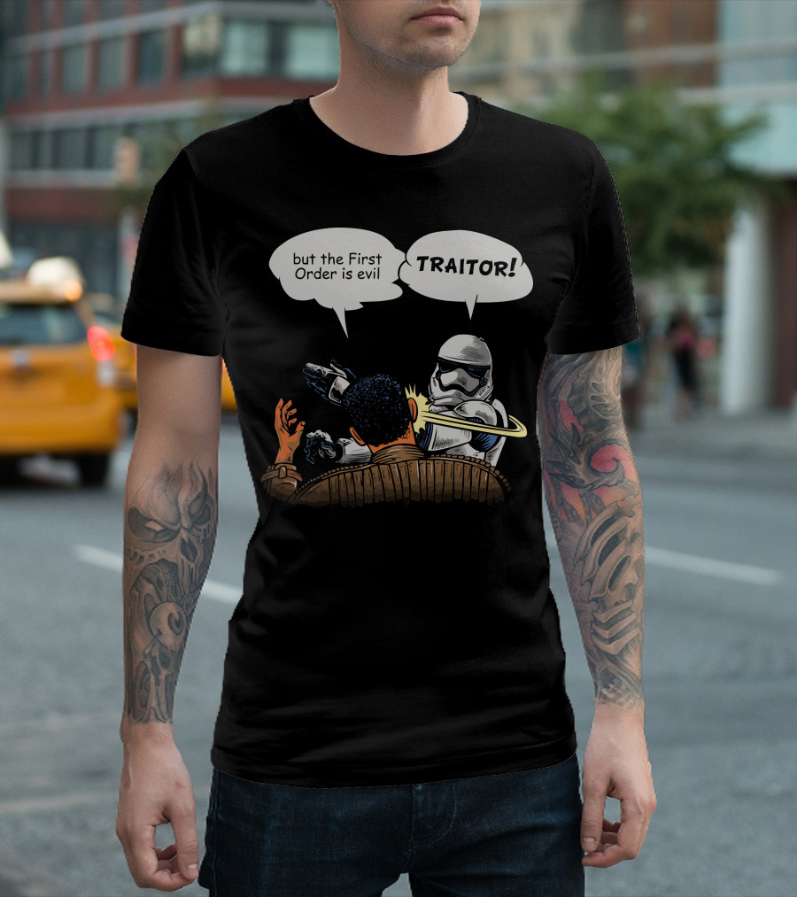 Traitor First Order Evil Comic Slap T-Shirt