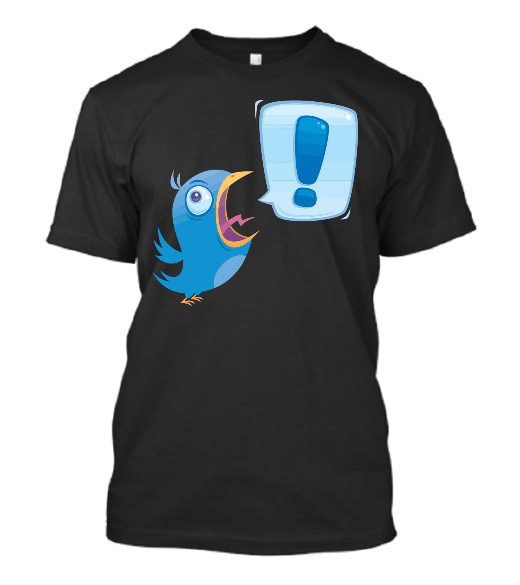 Tweeeeet Exclamation Bird Shout T-Shirt