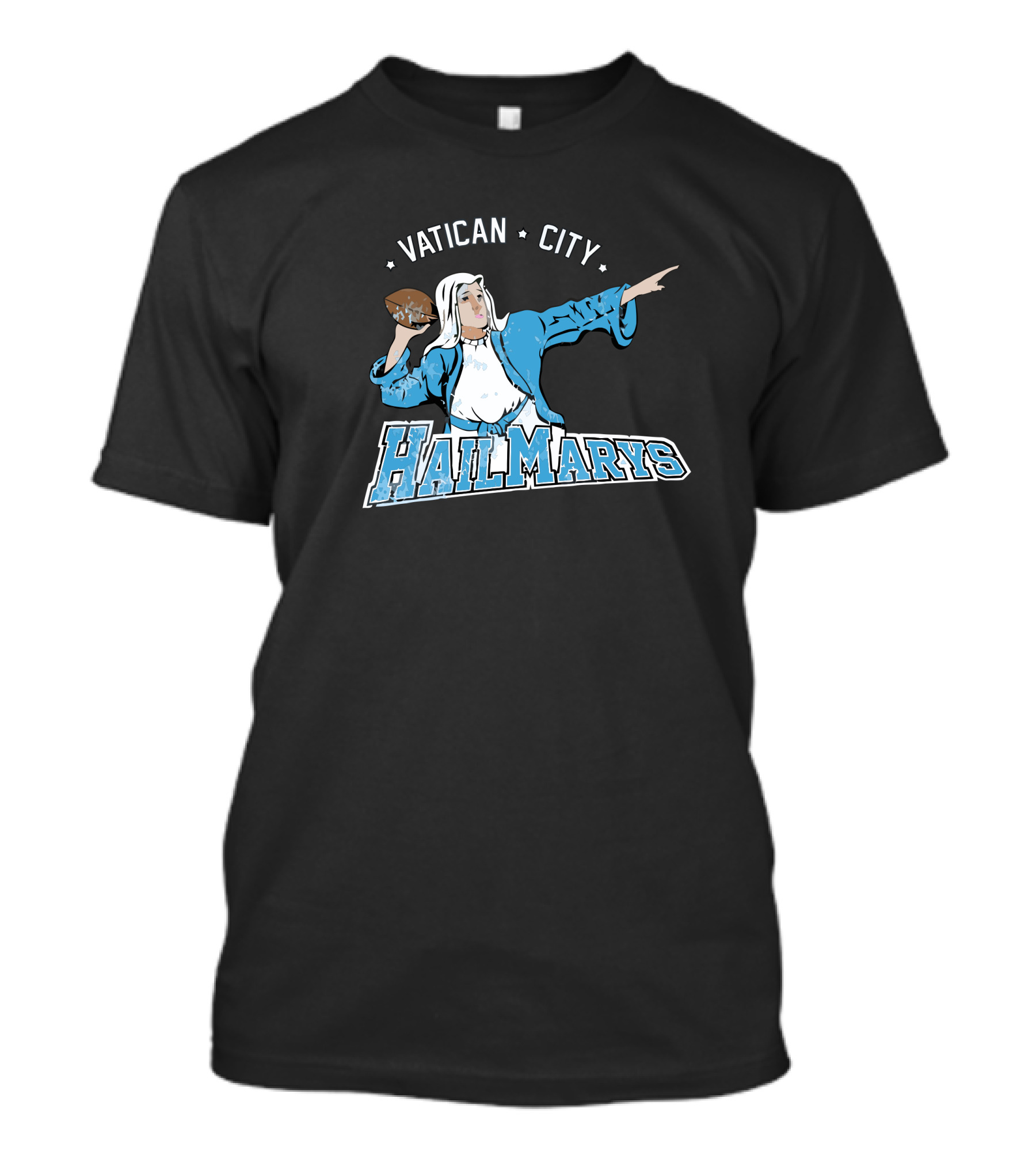 Vatican City Hailmarys Football Nun T-Shirt