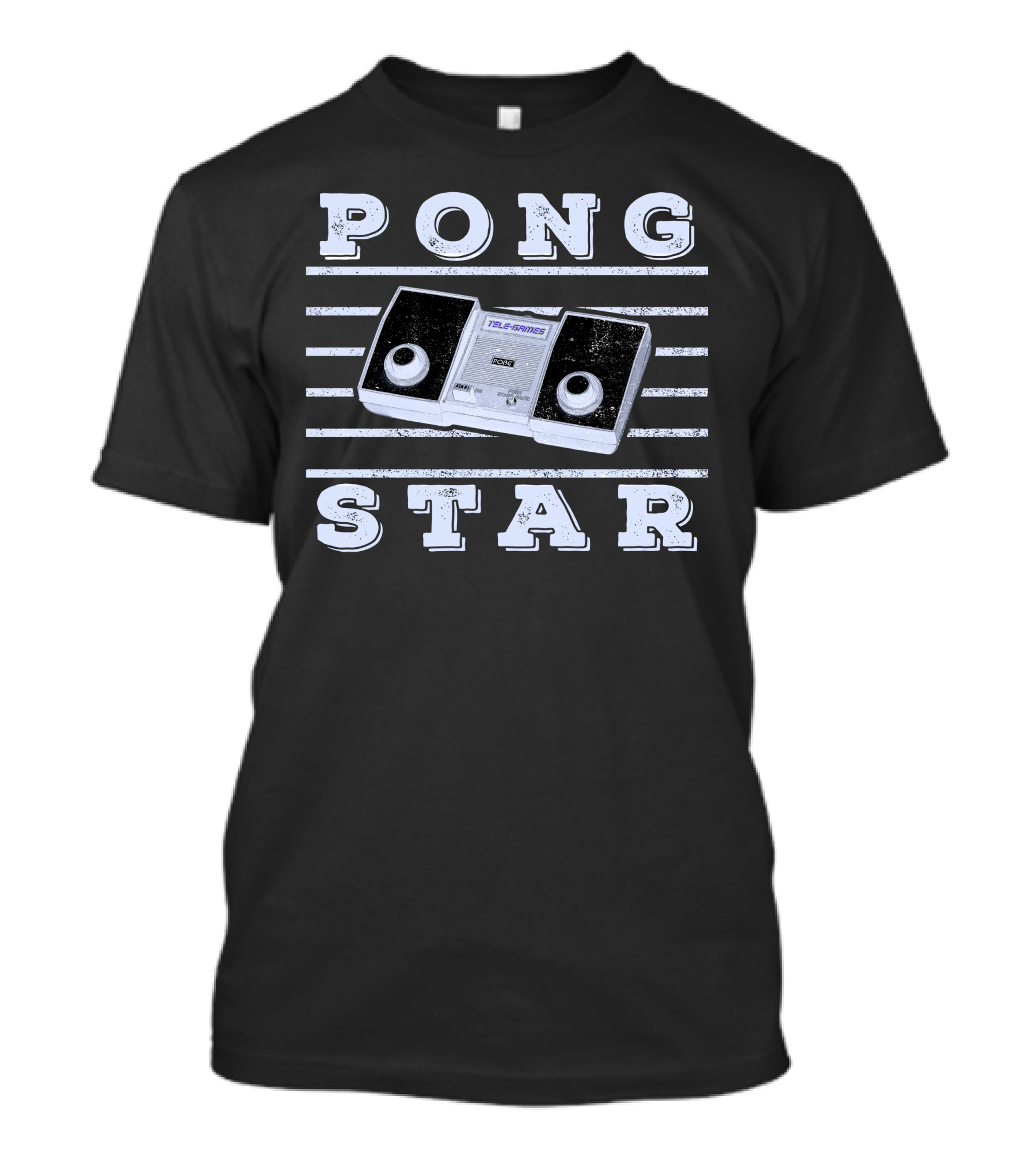 Pong Star Retro Console Style With Telstar T-Shirt