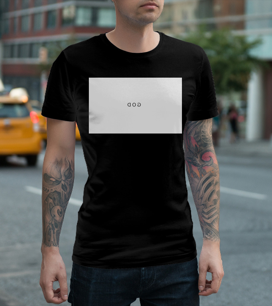 Reflection God Optical Illusion T-Shirt
