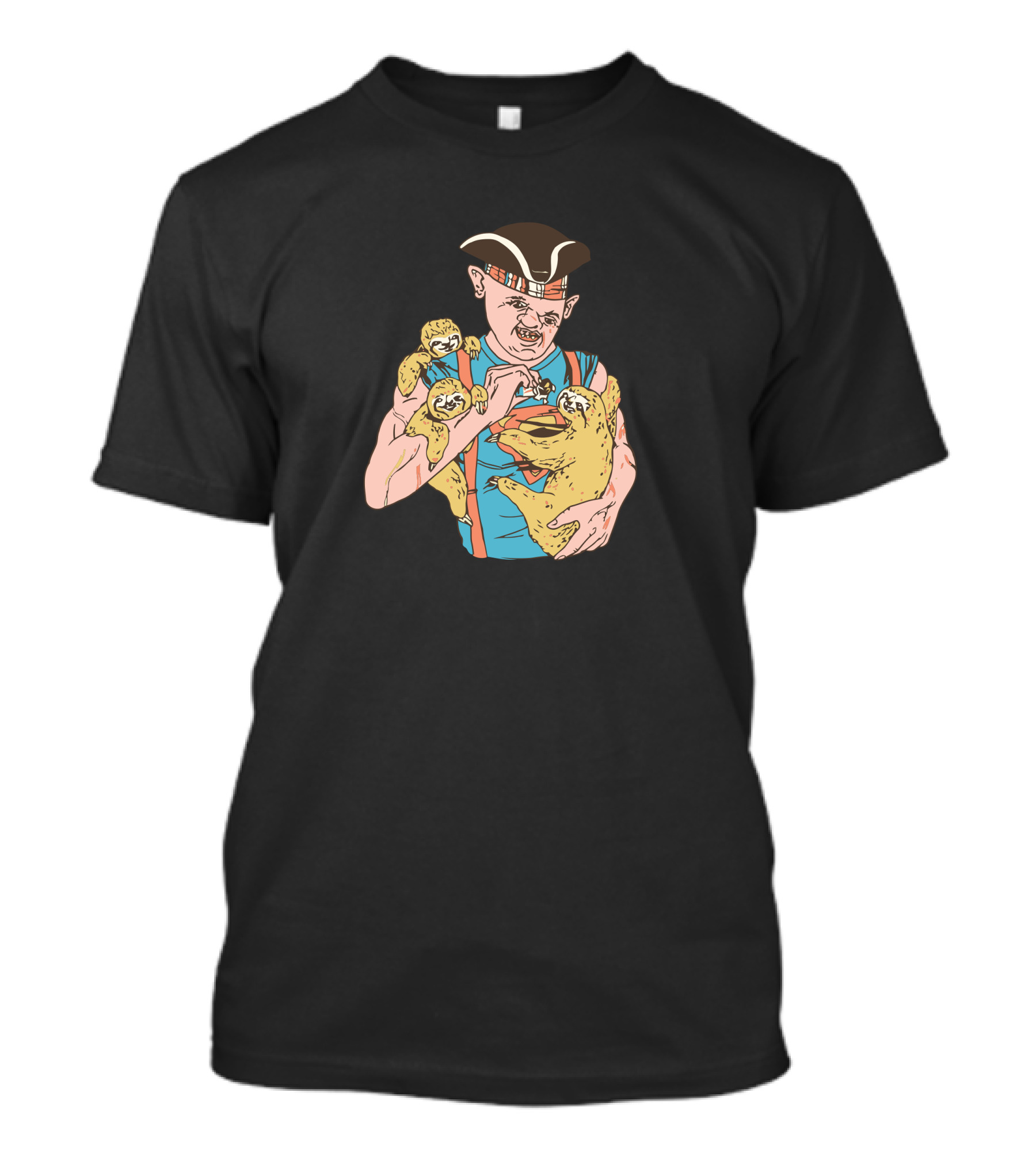 Sloths Superman Pirate Fusion T-Shirt
