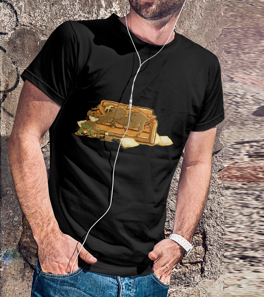 Lazy Sloth Couch Party T-Shirt