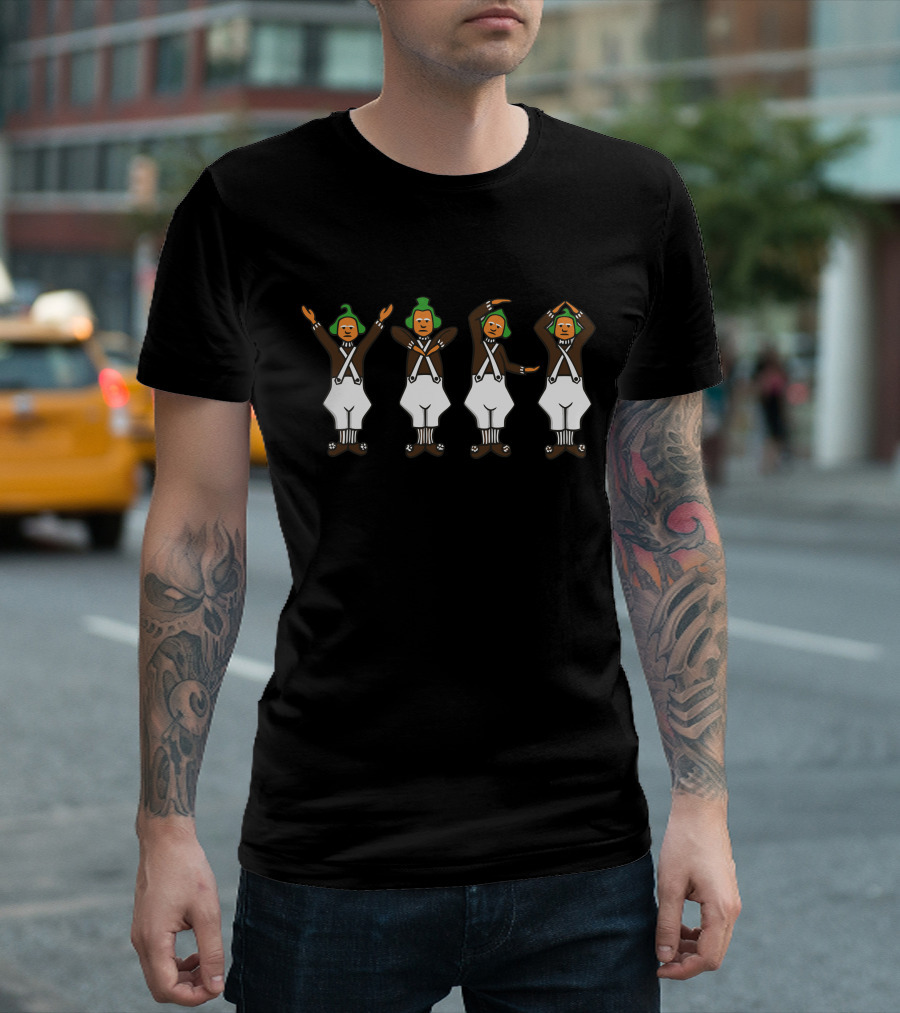 Small Disco Dudes Dancing Oompa-Loompas T-Shirt