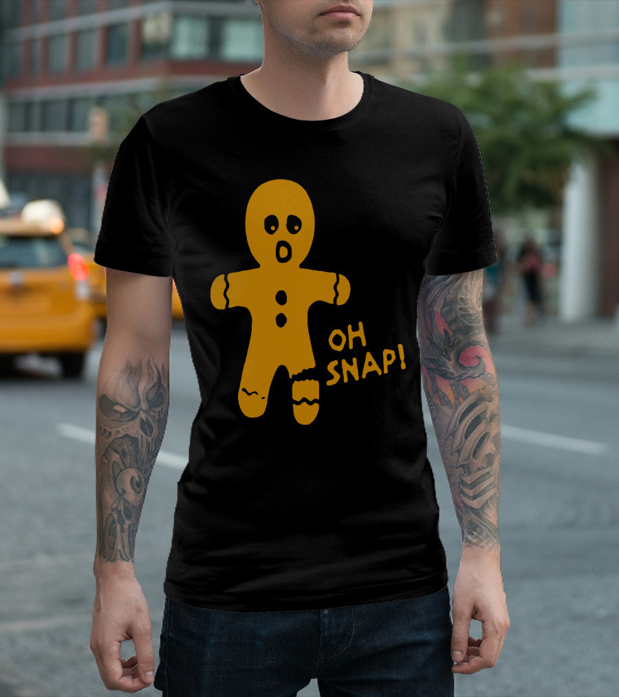 Biscuit Oh Snap Gingerbread Cookie with Broken Leg T-Shirt