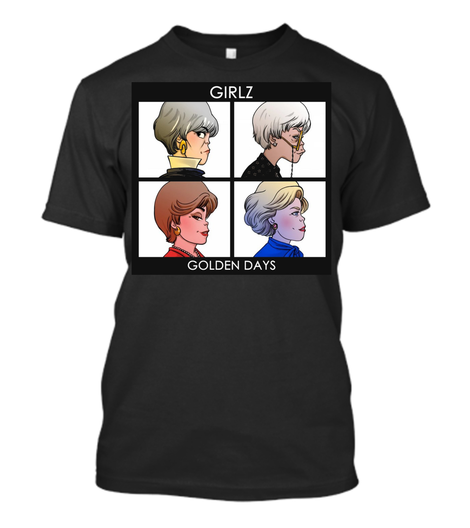Girlz Golden Days Quartet Icons T-Shirt