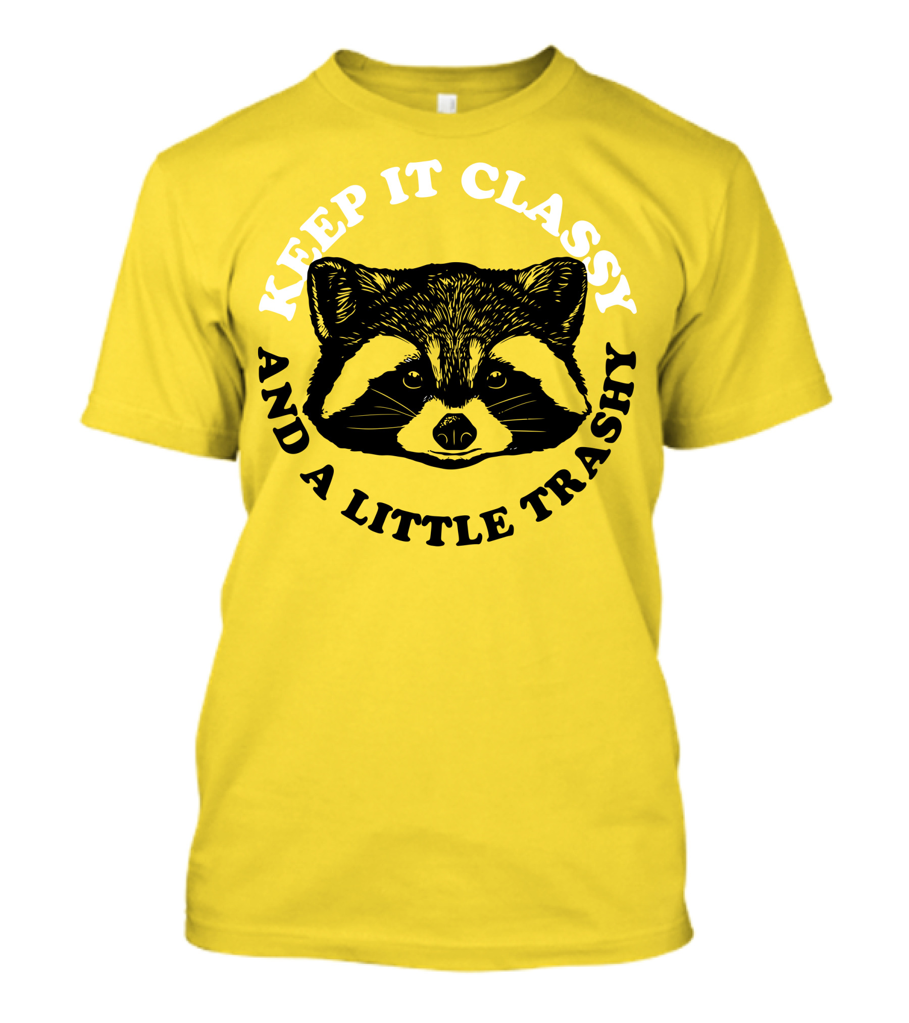 Keep It Classy And A Little Trashy Raccoon T-Shirt