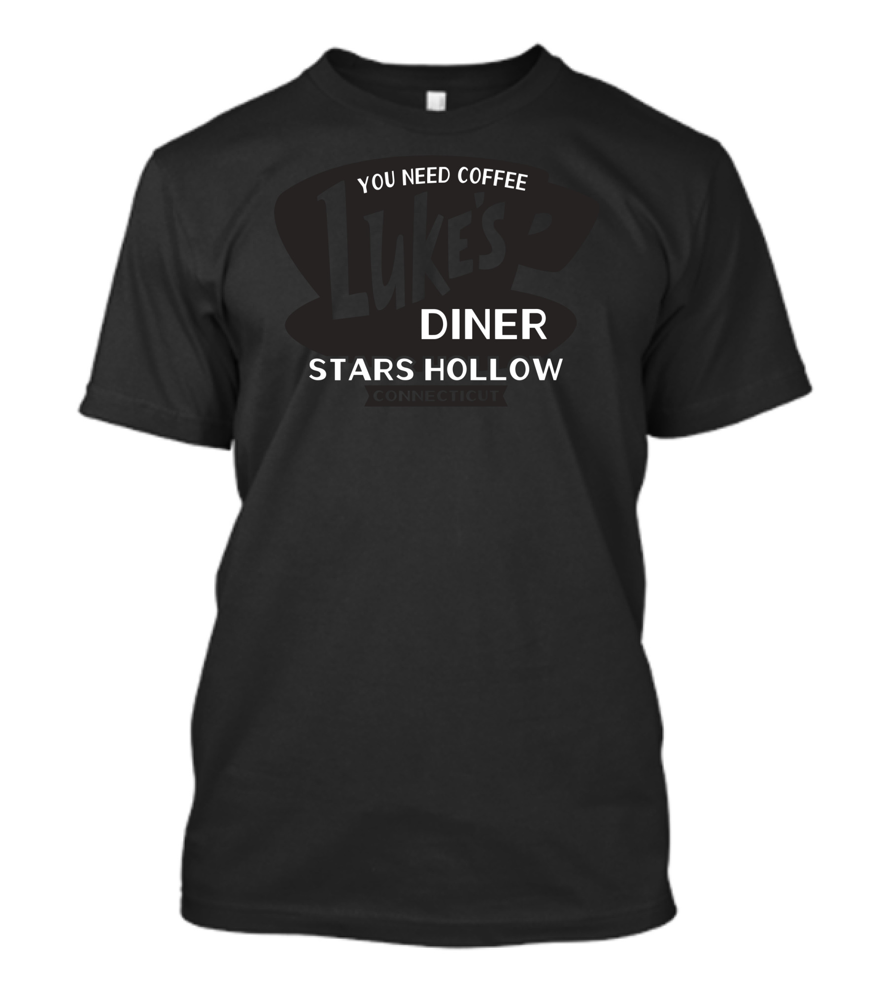 YOU NEED COFFEE DINER STARS HOLLOW T-Shirt