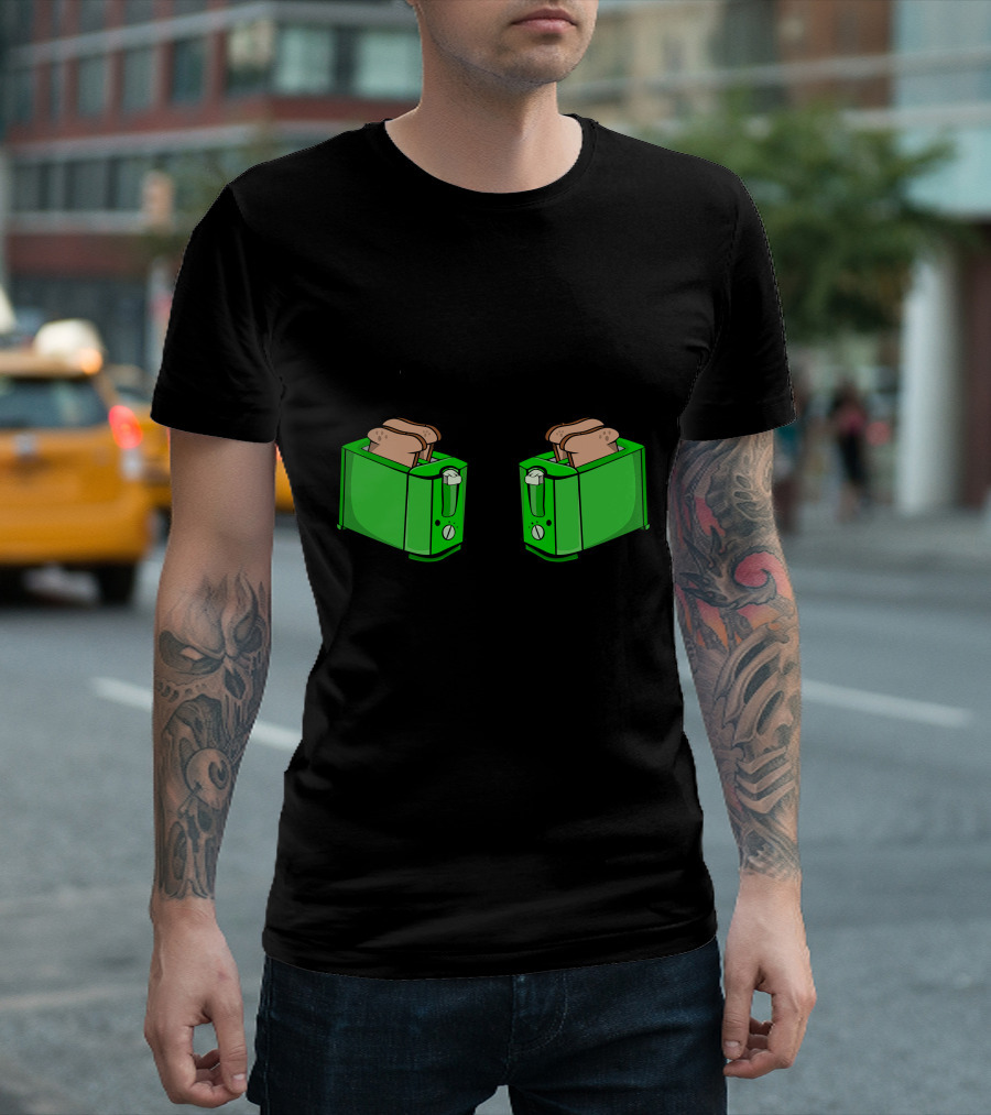 My Lungs Are Toast Pun Toaster T-Shirt