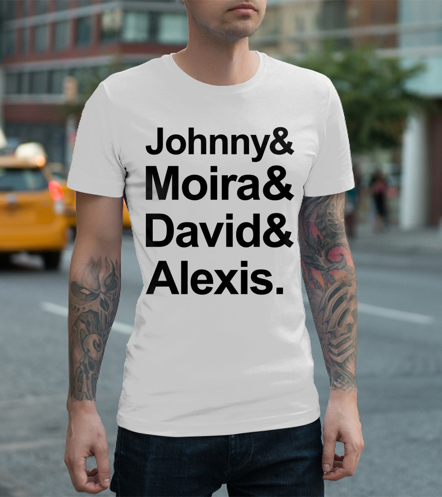 Johnny and Moira and David and Alexis Schitt's Creek T-Shirt