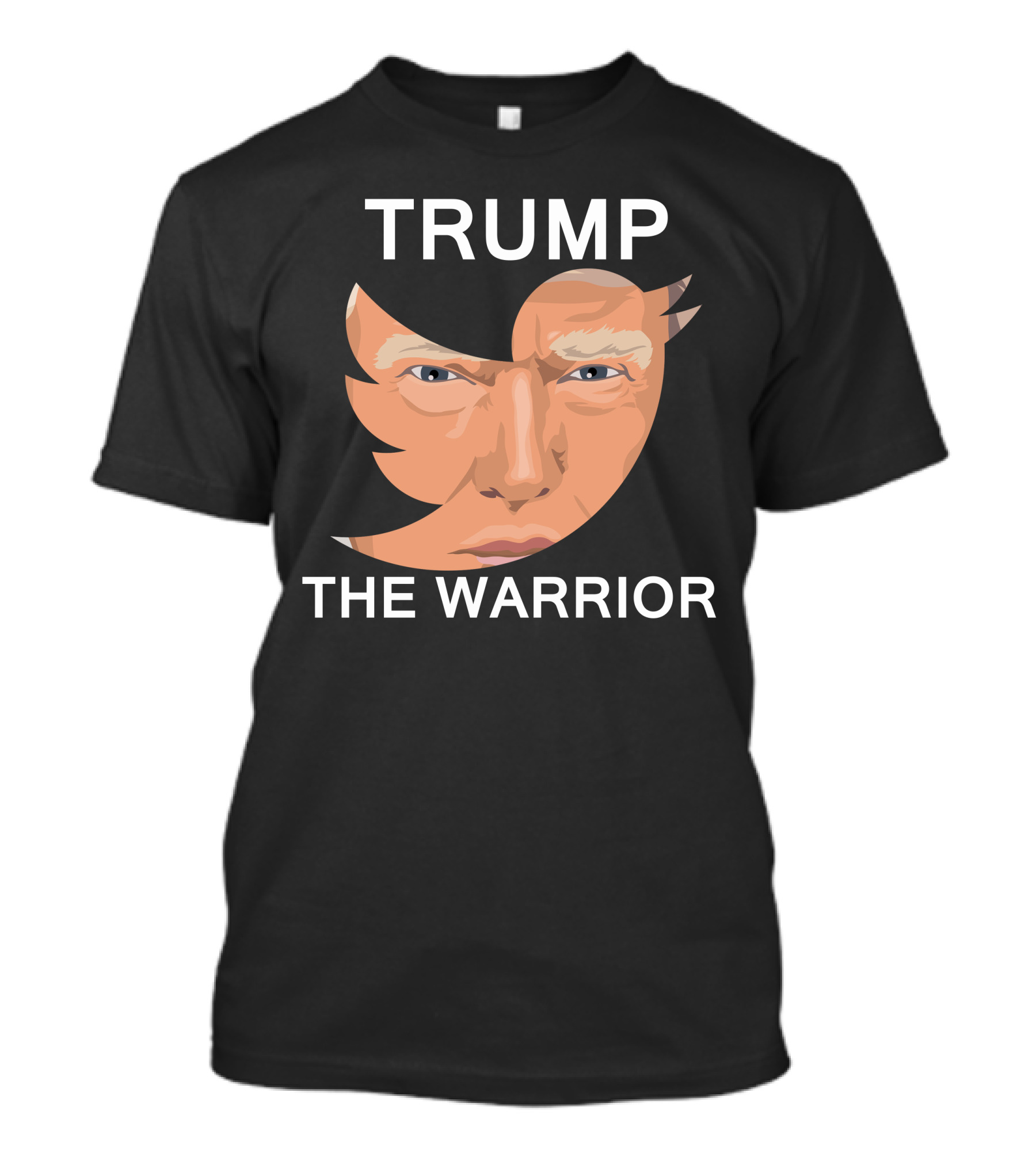 Trump The Warrior Twitter Bird Face T-Shirt