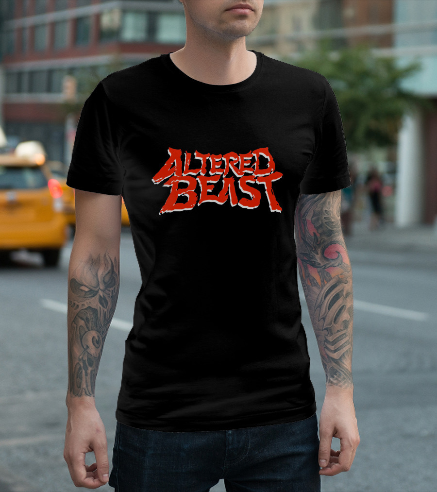 Altered Beast Red Retro Gaming T-Shirt
