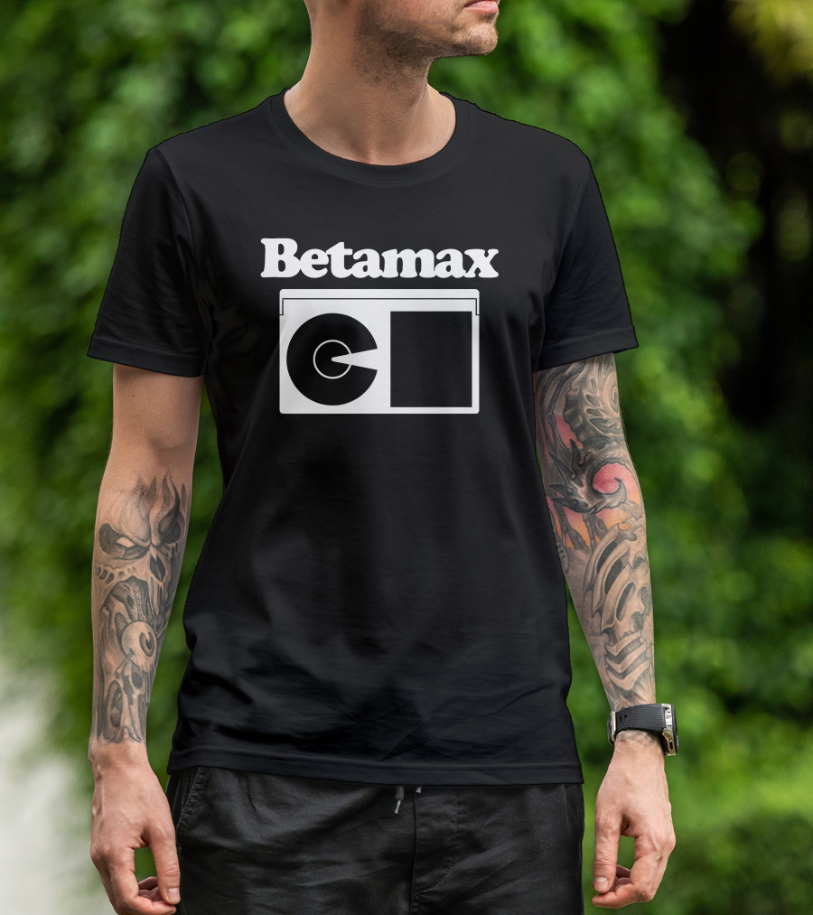 Betamax Retro Cassette Tape T-Shirt