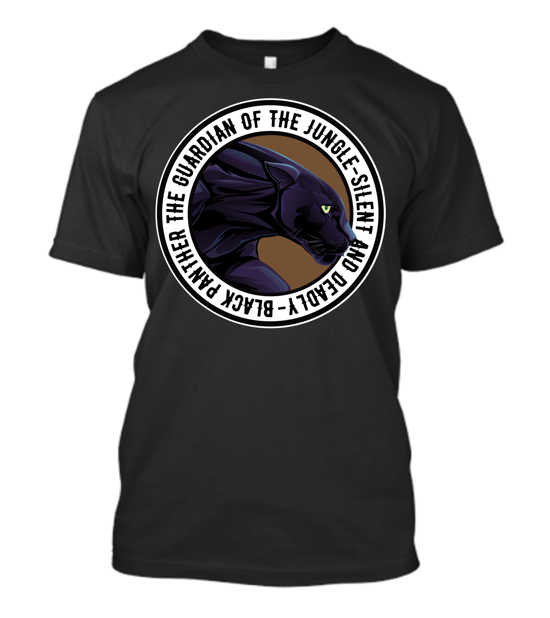 Black Panther Guardian Of The Jungle Silent And Deadly T-Shirt