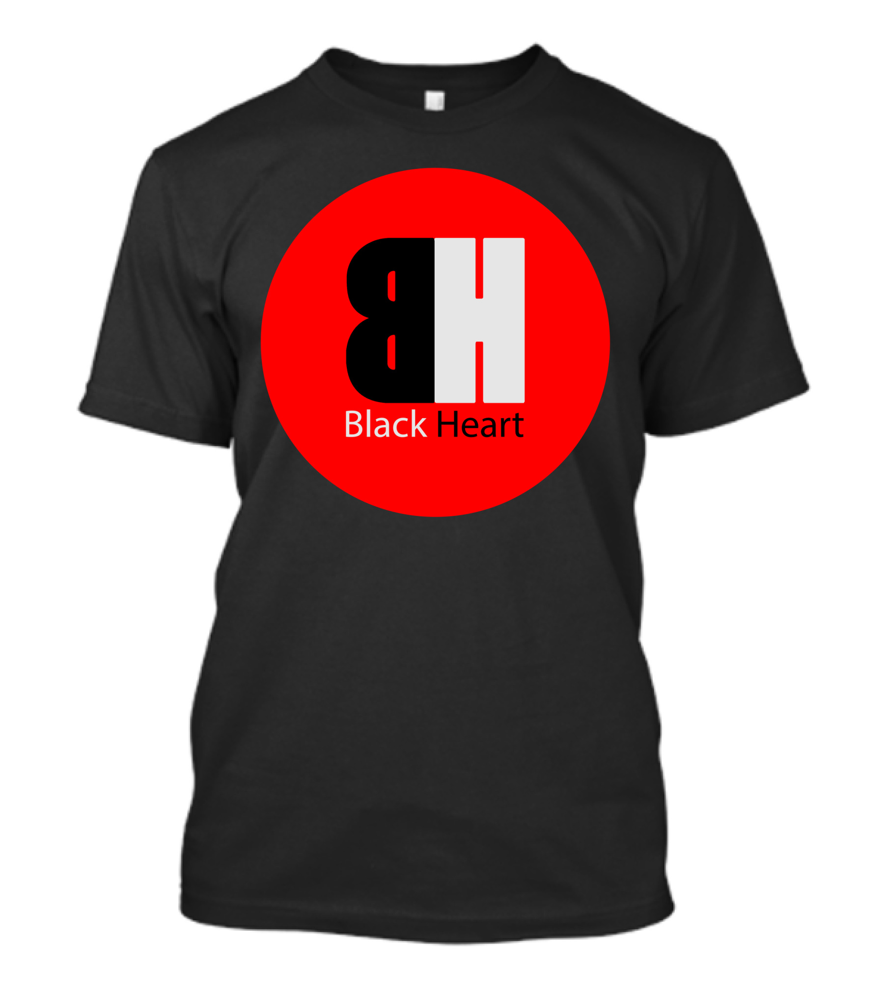 Blackheart BH Black Heart Red Circle T-Shirt