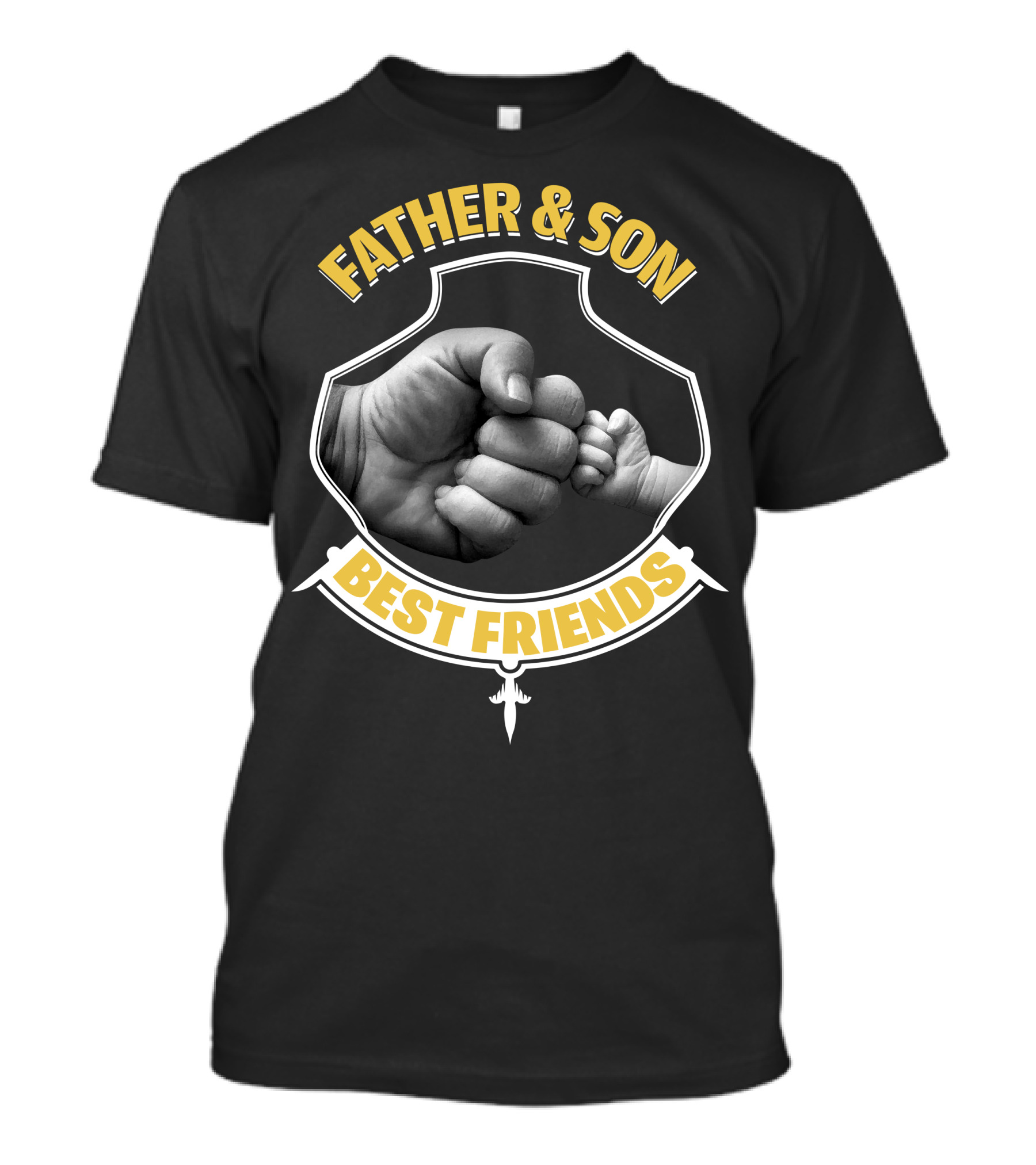 Father And Son Best Friends Fist Bump T-Shirt