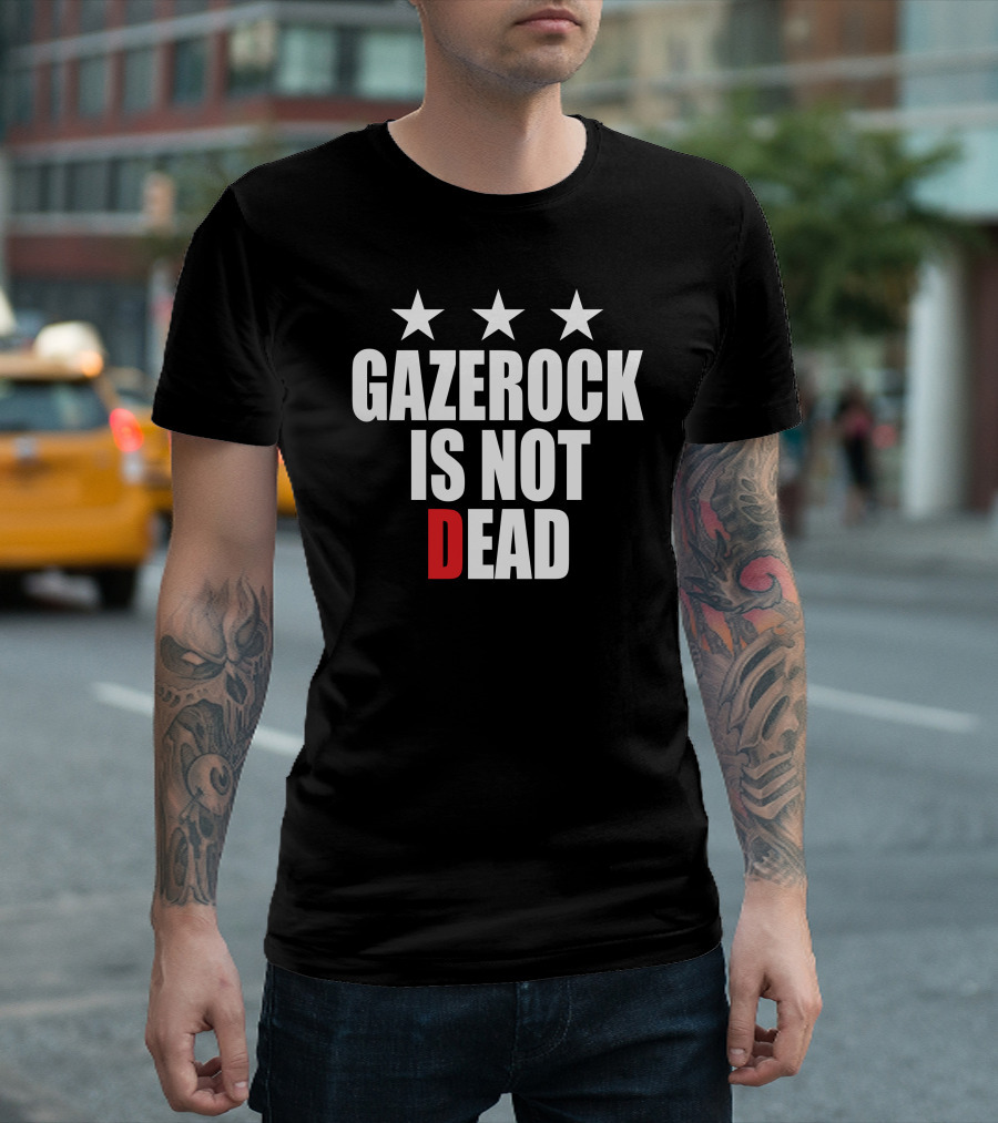 GAZEROCK IS NOT DEAD Stars T-Shirt