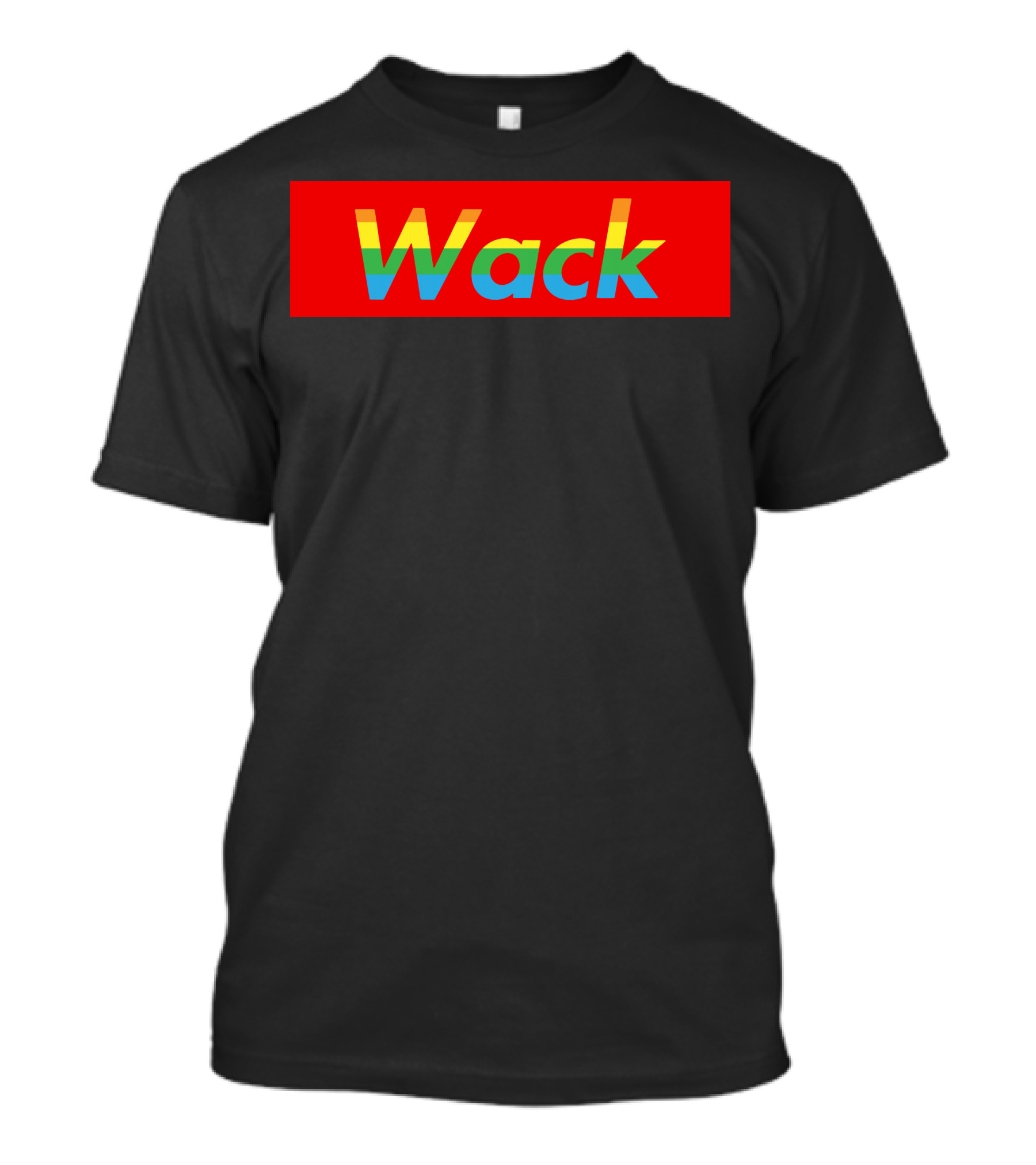 More Chill Less Wack Colorful Gradient Text T-Shirt