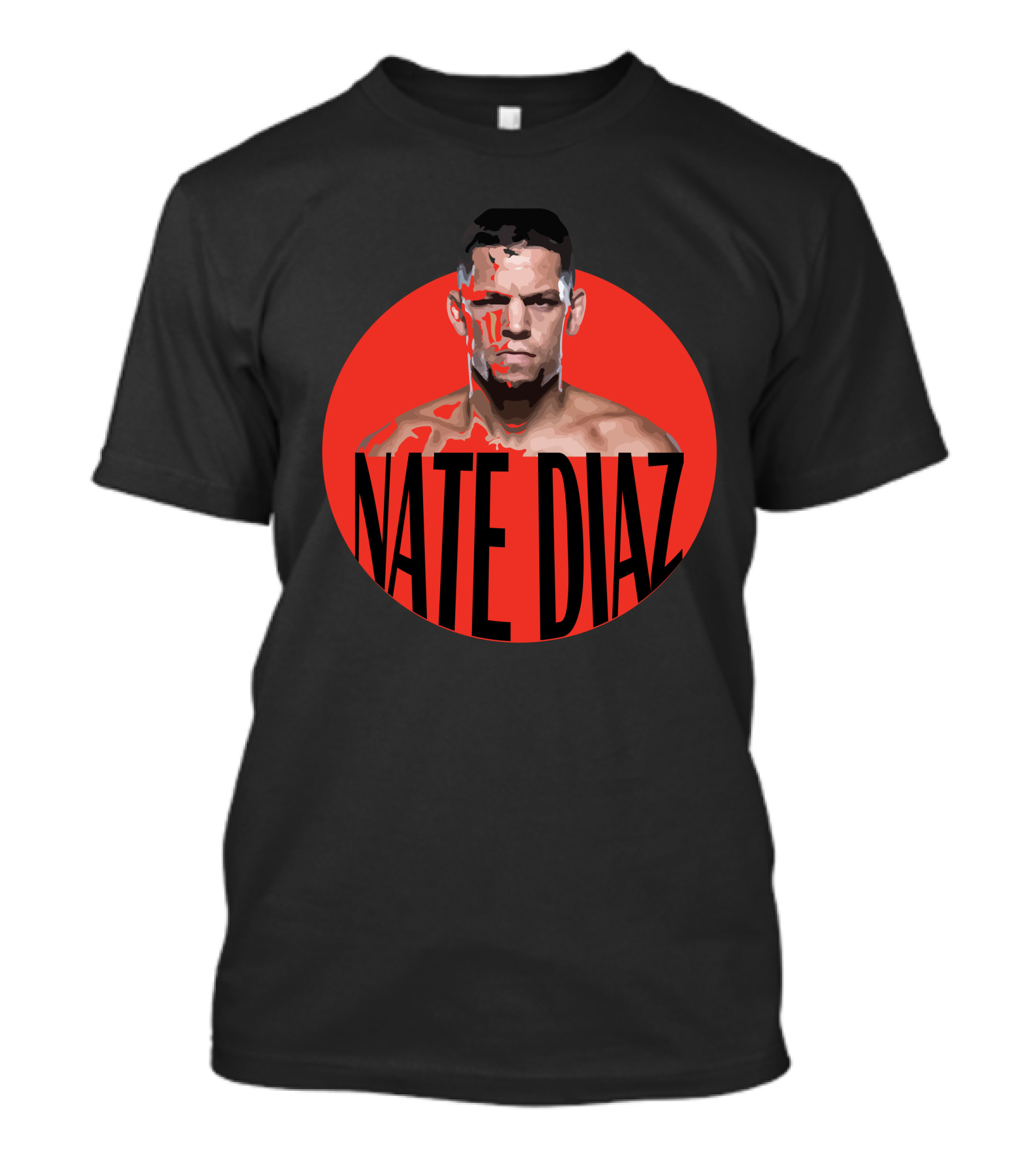 Nate Diaz Red Circle T-Shirt