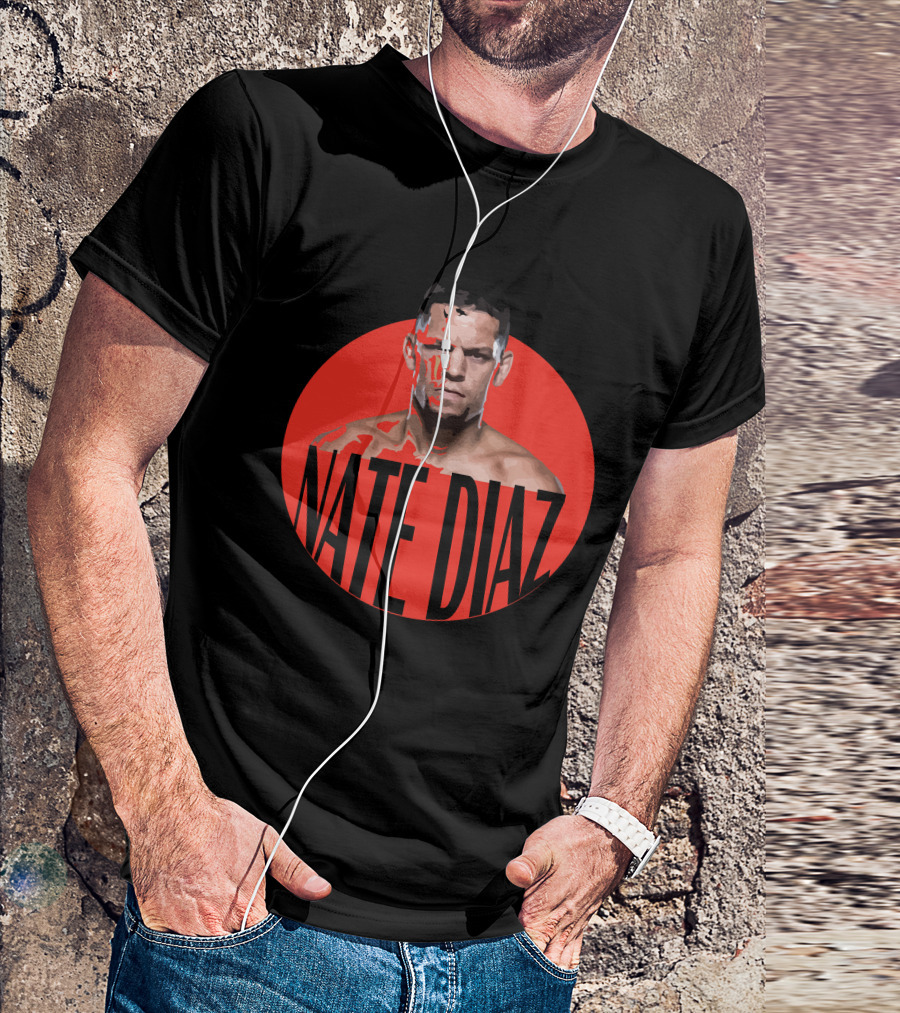 Nate Diaz Red Circle T-Shirt
