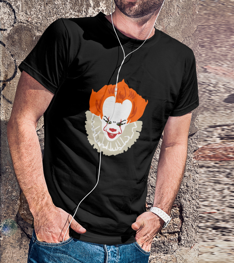 Pennywise IT Creepy Dancing Clown Horror Icon Face T-Shirt