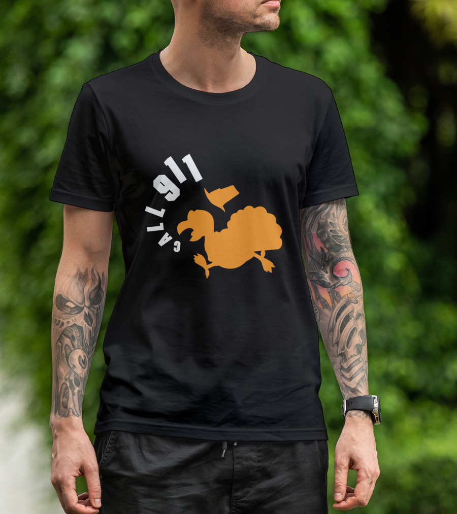 Call 911 Turkey Emergency T-Shirt