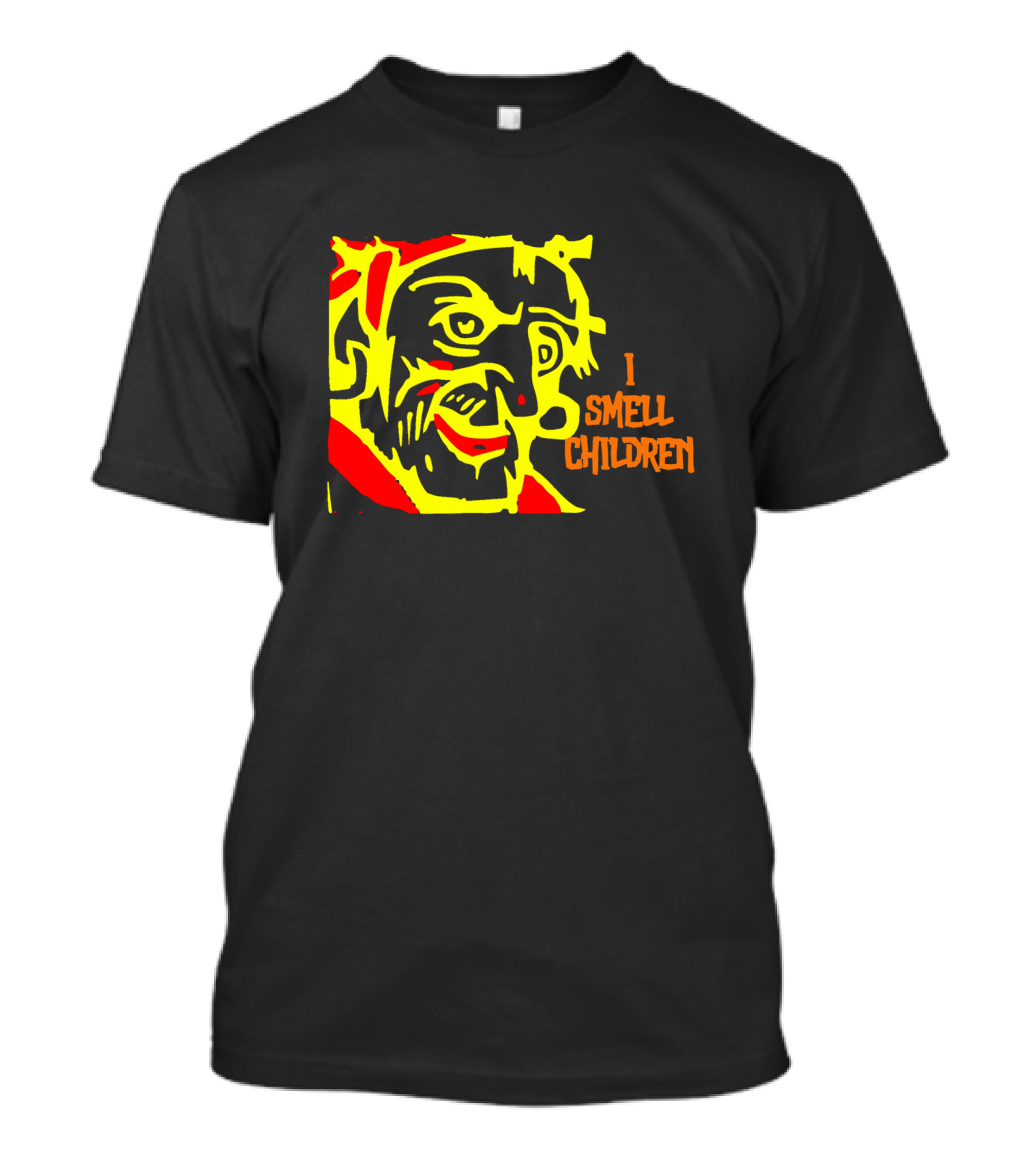 Funny Witch Saying I Smell Children Retro Halloween T-Shirt