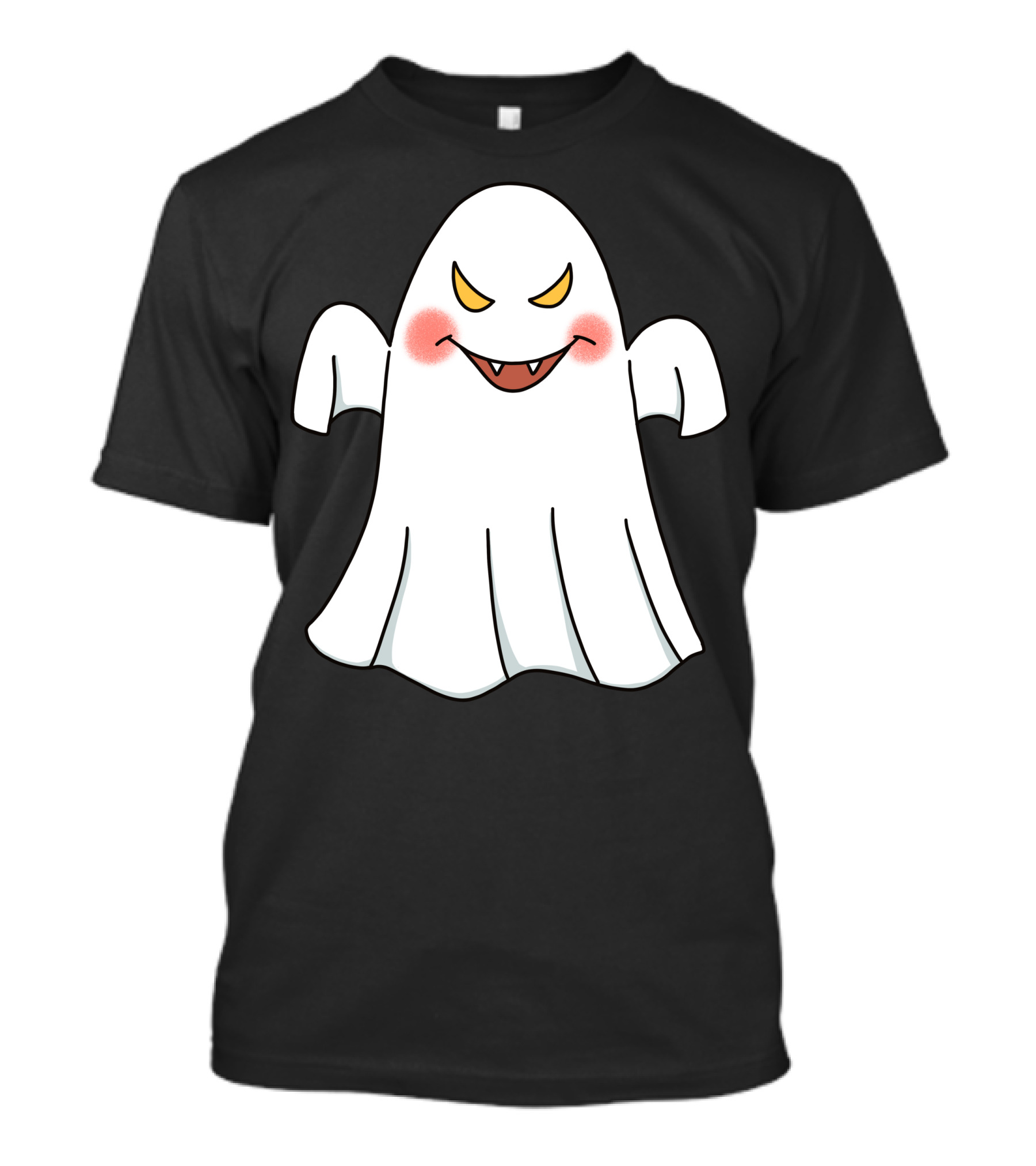 Halloween Ghost Scary Spooky White Ghost T-Shirt
