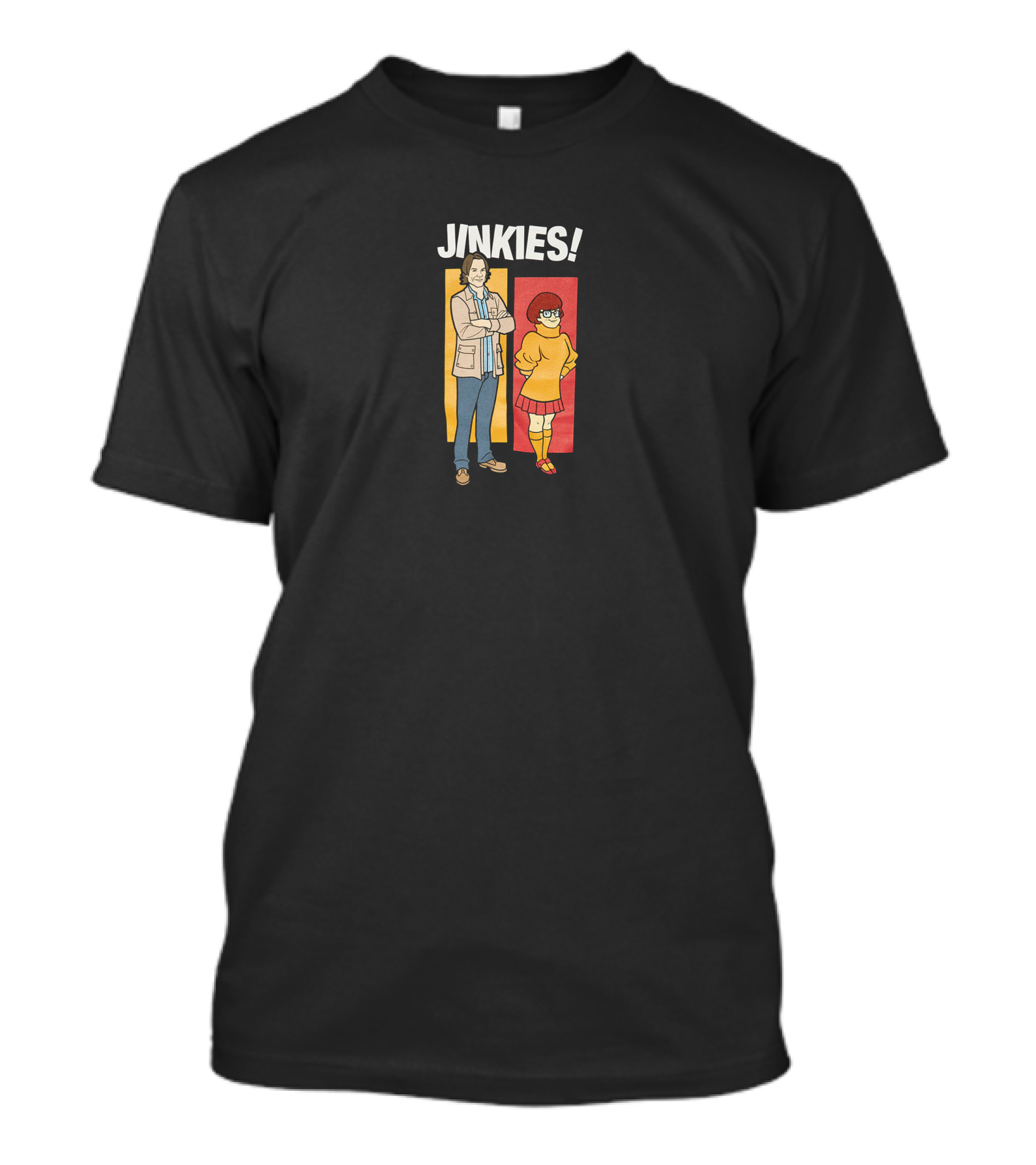 Jinkies Velma And Castiel Crossover T-Shirt