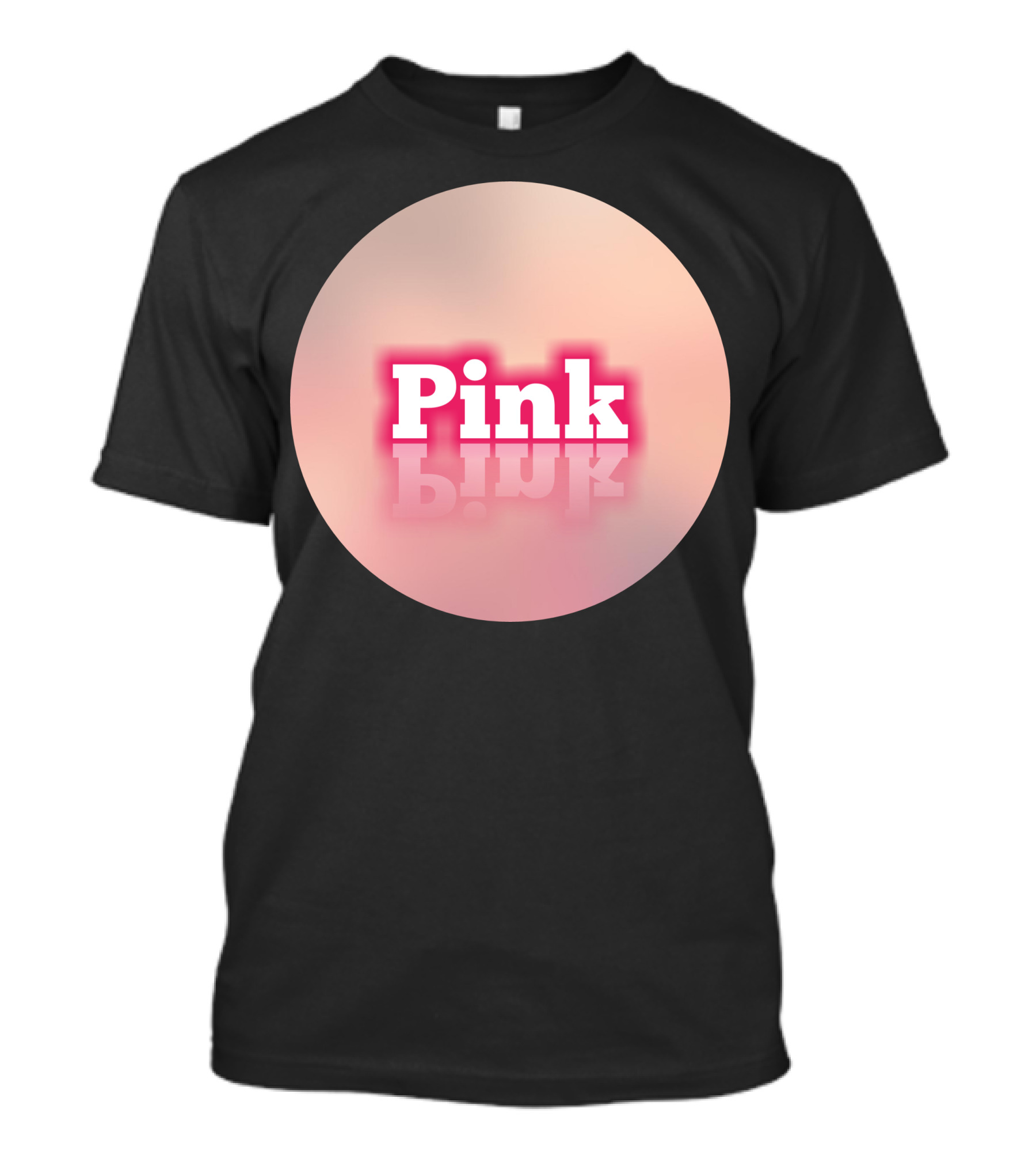 Pink Iconic Bubblegum Reflection T-Shirt