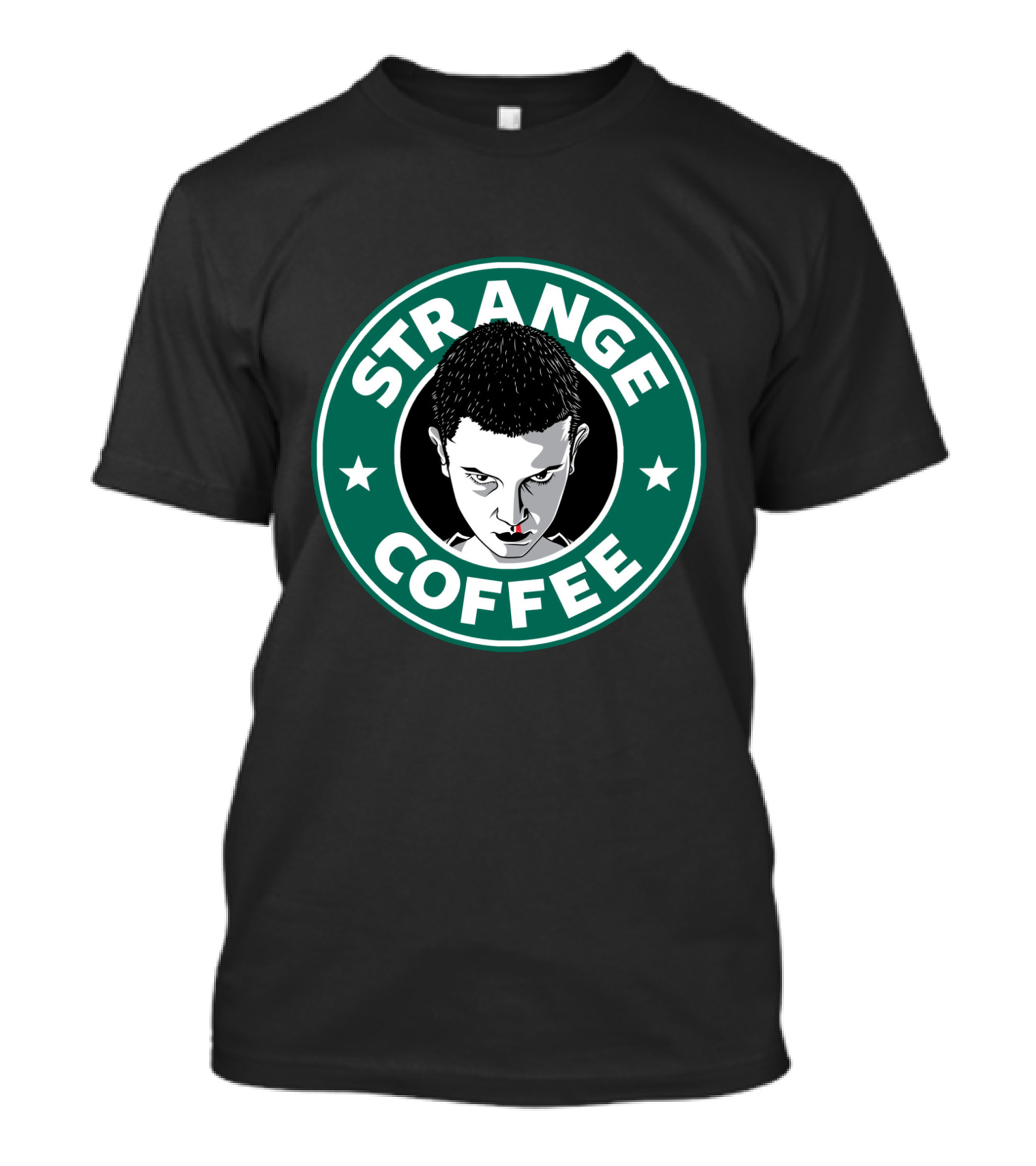 Strange Coffee Eleven Parody Star Emblem T-Shirt
