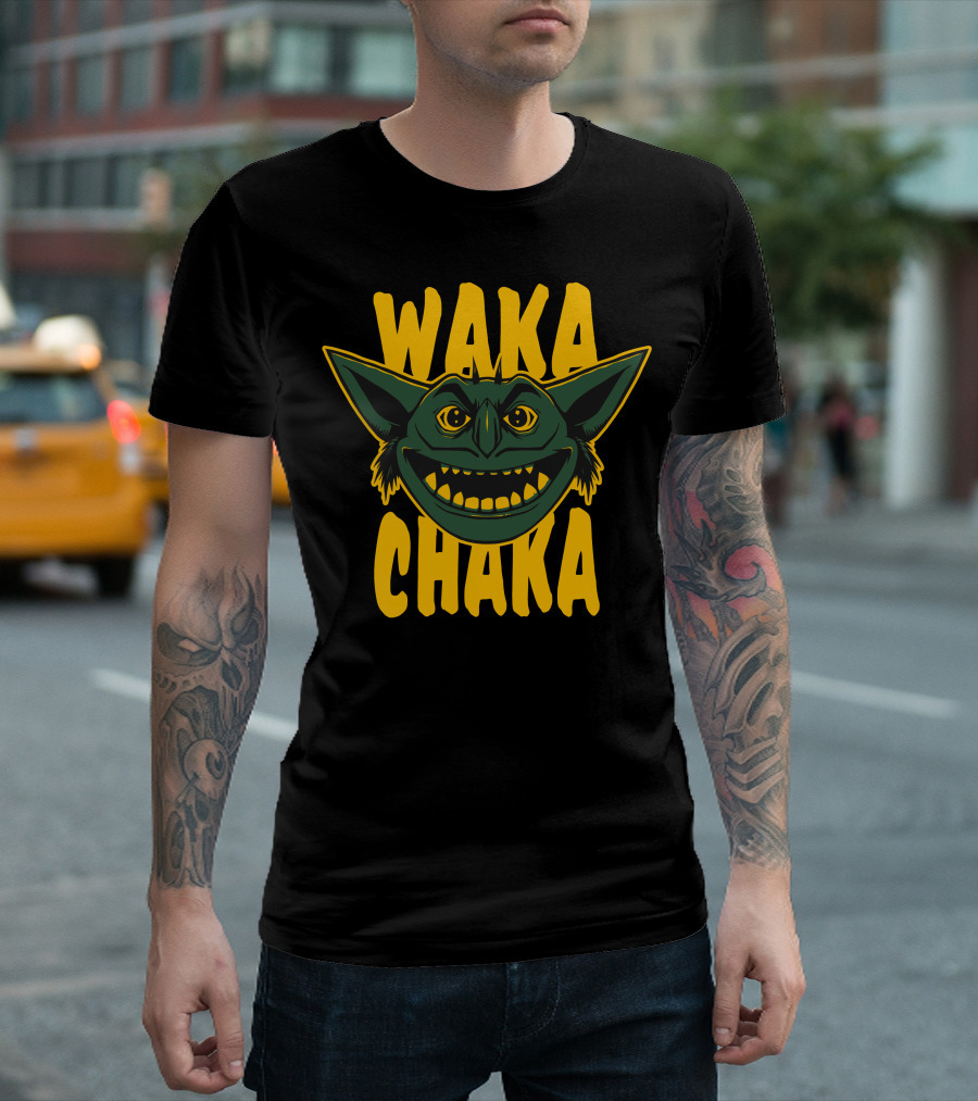 Waka Chaka Goblin Creature Face T-Shirt