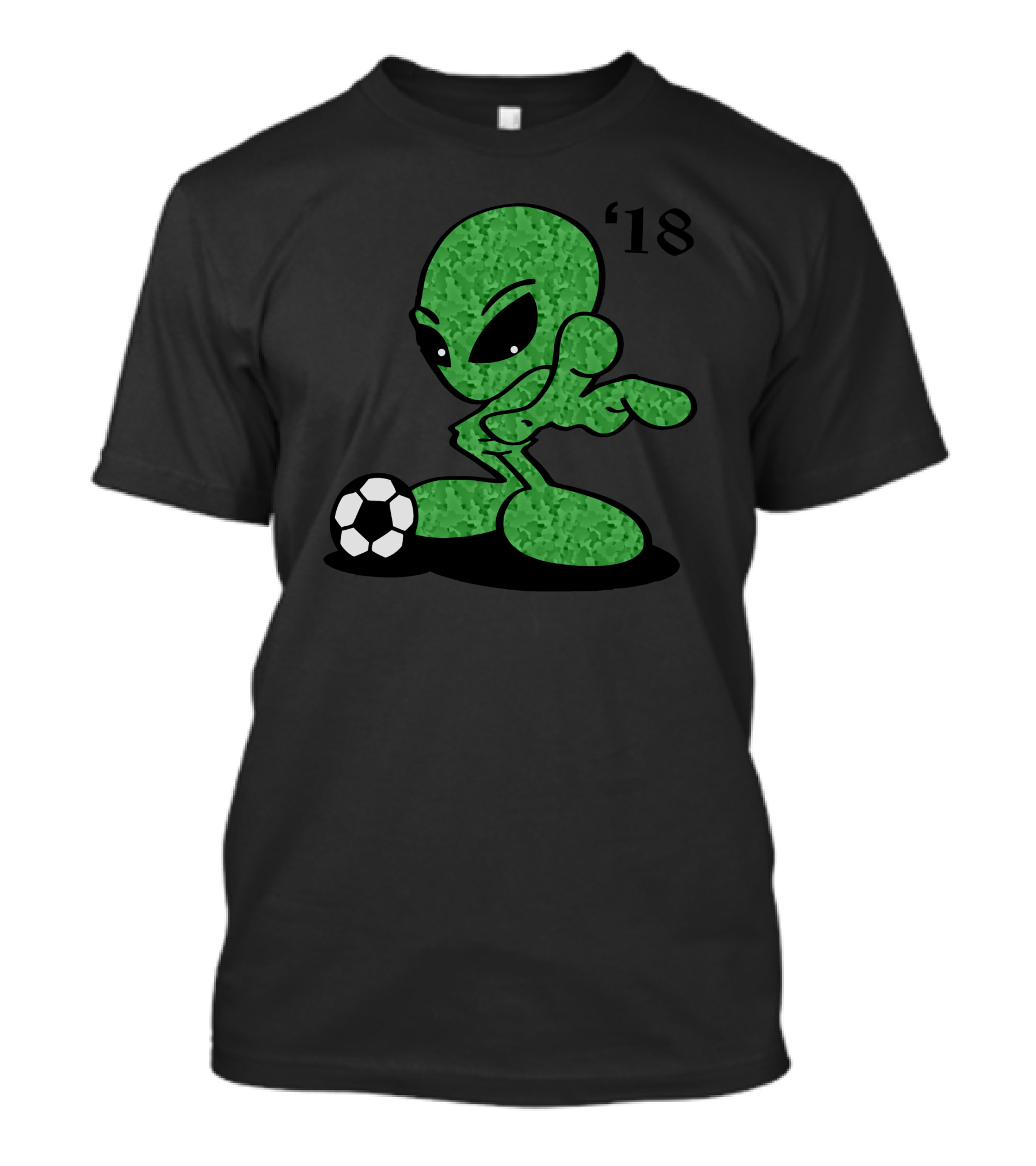 Alien Area 51 Soccer Euphoria Alien Rue '18 T-Shirt
