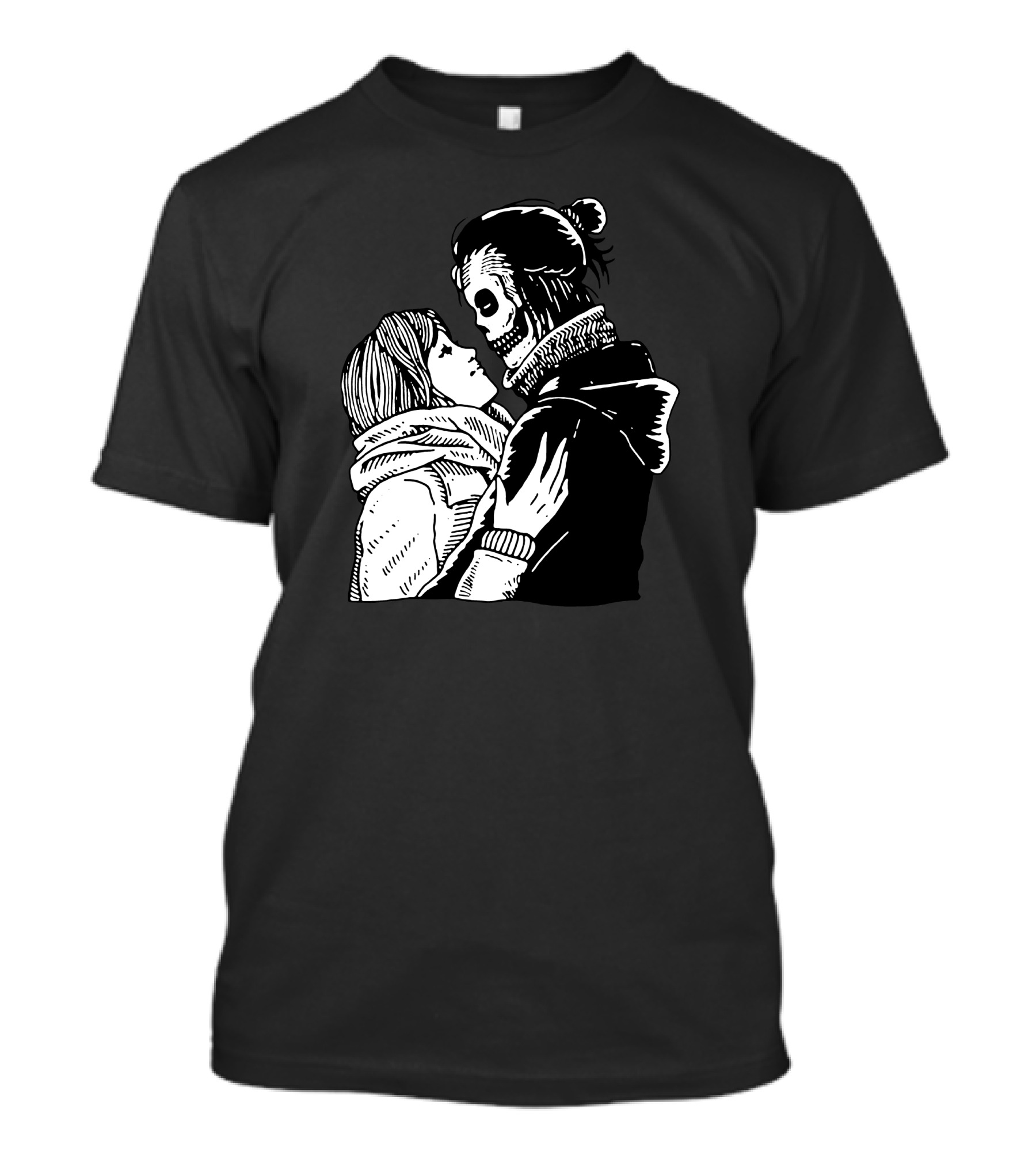 Dance With The Devil Skeleton Embrace T-Shirt
