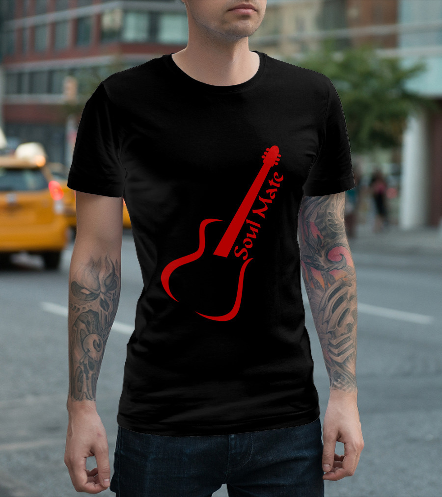 Soul Mate Red Guitar T-Shirt
