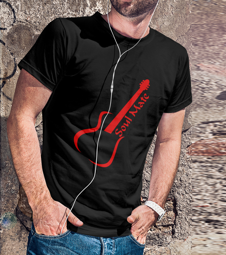 Soul Mate Red Guitar T-Shirt