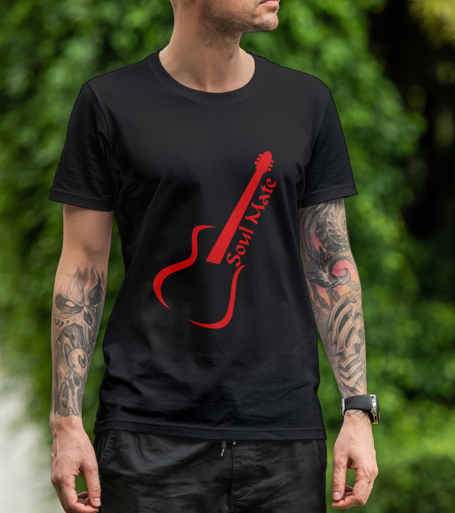 Soul Mate Red Guitar T-Shirt