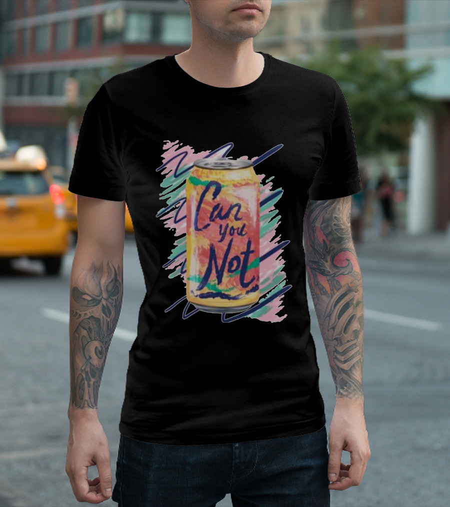 Can You Not Drink Merch Vintage Abstract Can T-Shirt