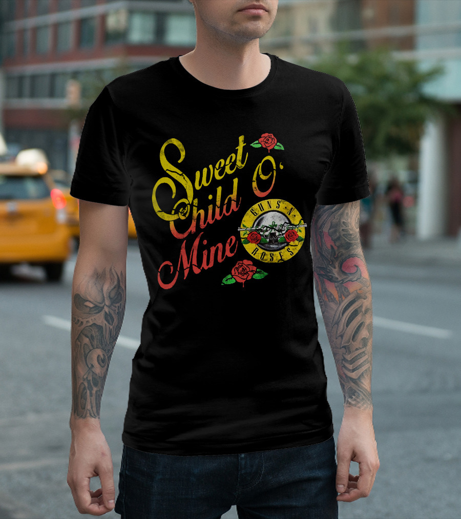 Sweet Child O' Mine Guns N' Roses Roses T-Shirt