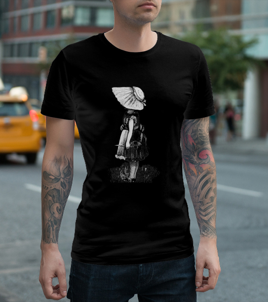 Cancer Bouquet 2010 Victorian Girl With Hat And Flowers T-Shirt