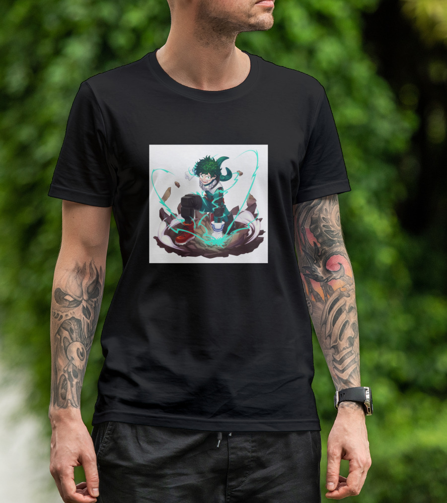 My Hero Academia Deku Smash Action Charge T-Shirt