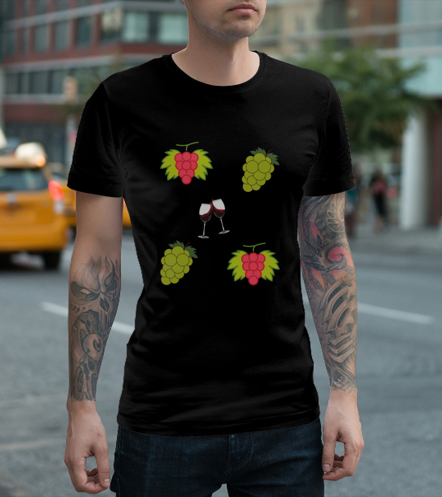 Great Grapes Wine Toast Bunches T-Shirt