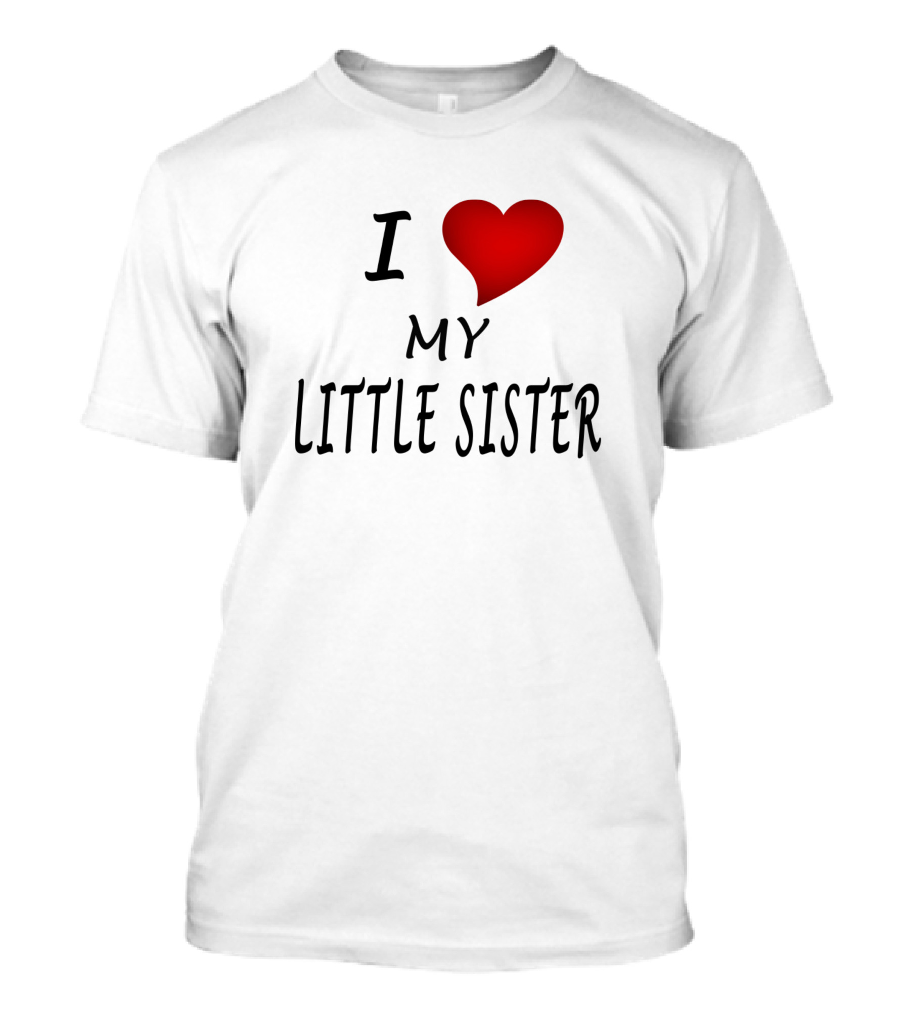 I Heart My Little Sister T-Shirt