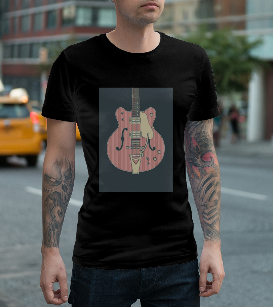 Red Viking Electric Guitar T-Shirt