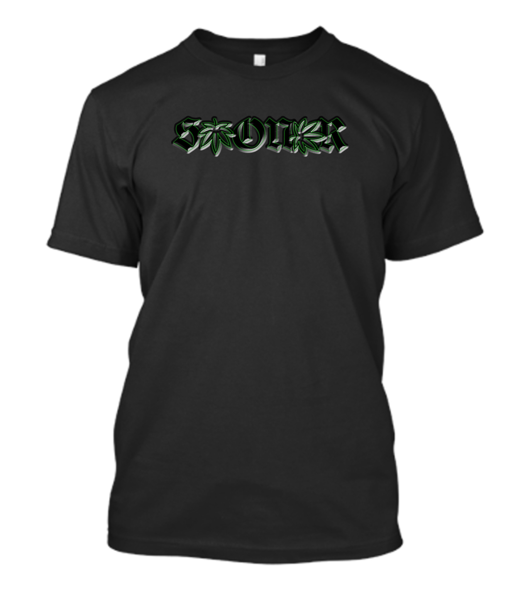 Stoner Cannabis Leaf Gothic T-Shirt