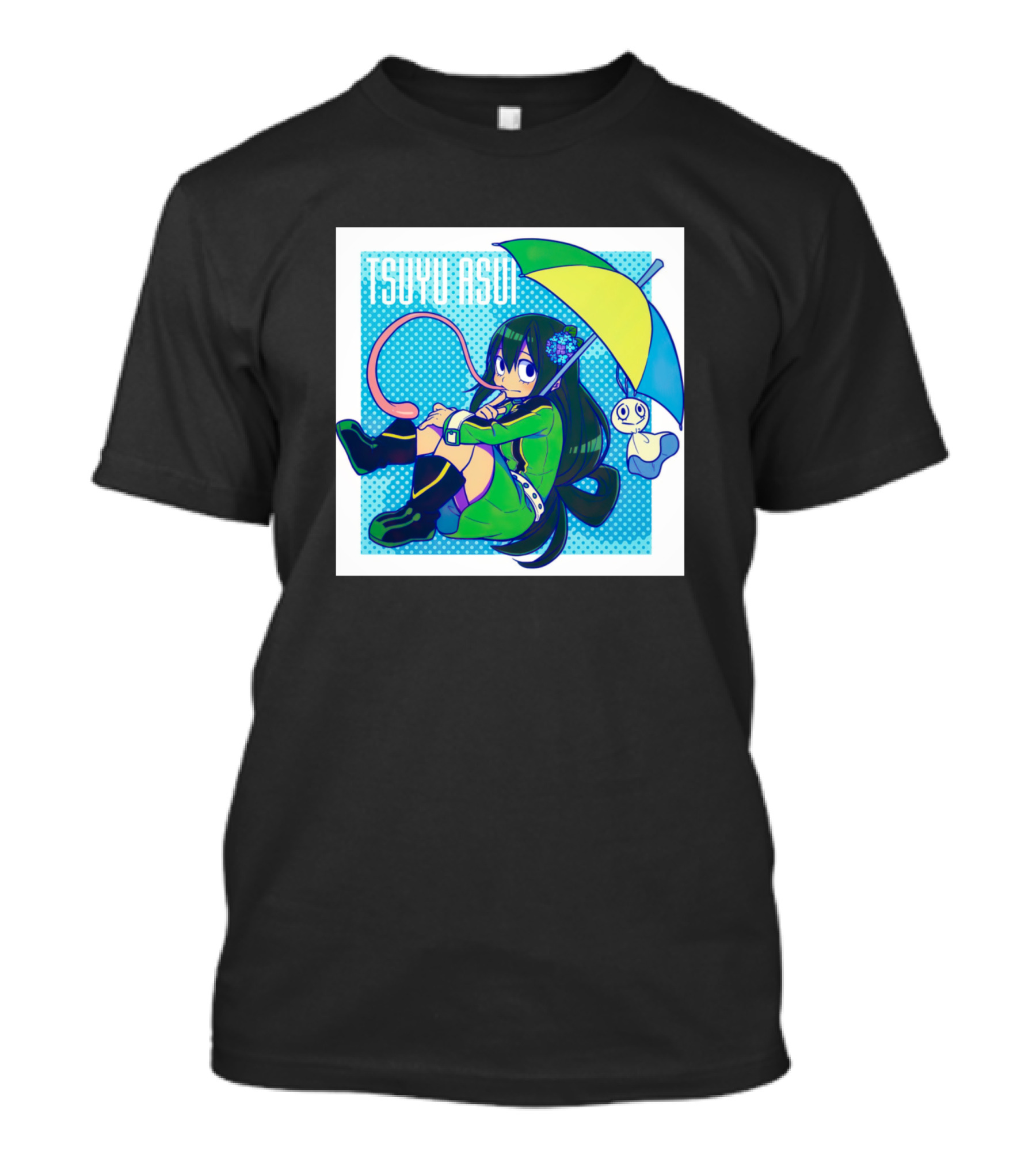 Tsuyu Asui Holding Colorful Umbrella T-Shirt
