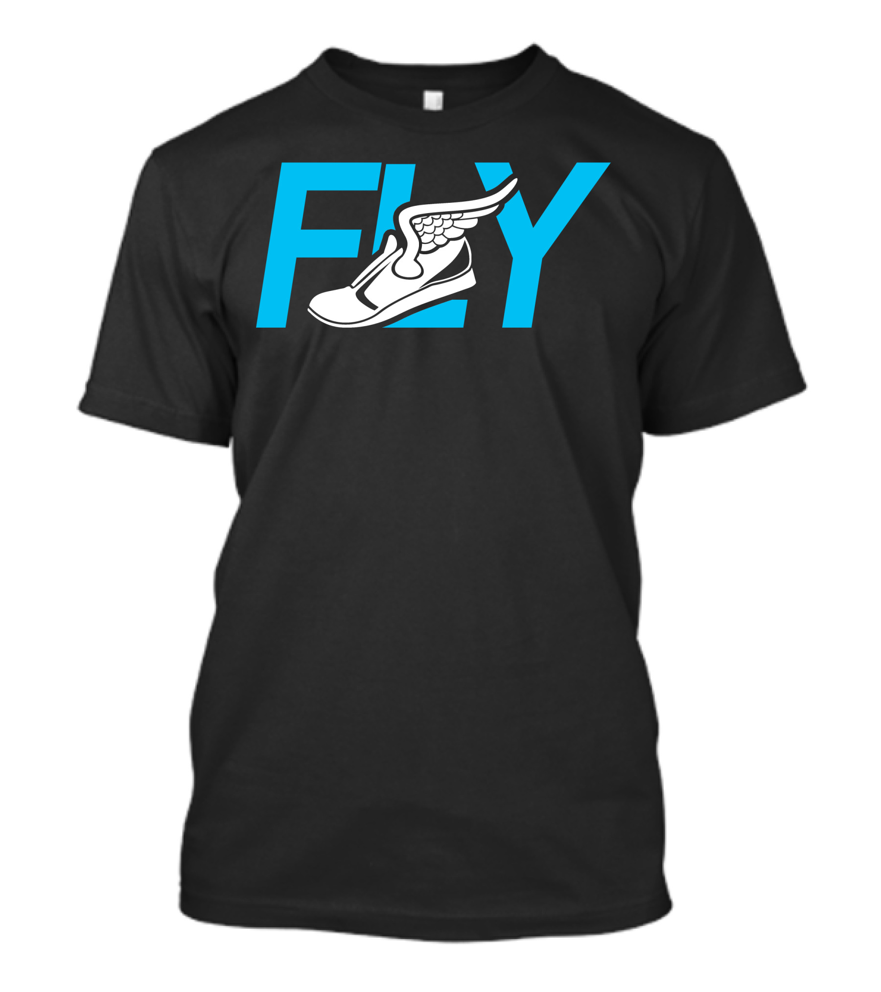 FLY Winged Shoe Icon Inspiration T-Shirt