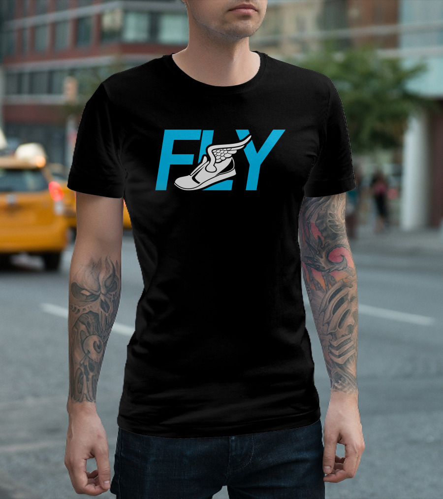 FLY Winged Shoe Icon Inspiration T-Shirt