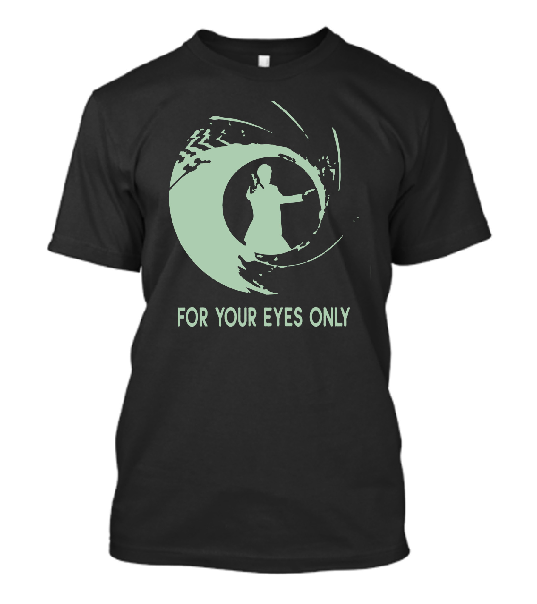 For Your Eyes Only Spy Gun Barrel T-Shirt